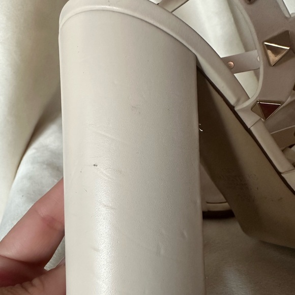 ROCKSTUD ANKLE STRAP SANDAL 90 MM SIZE 39 1/2 - Picture 7 of 14